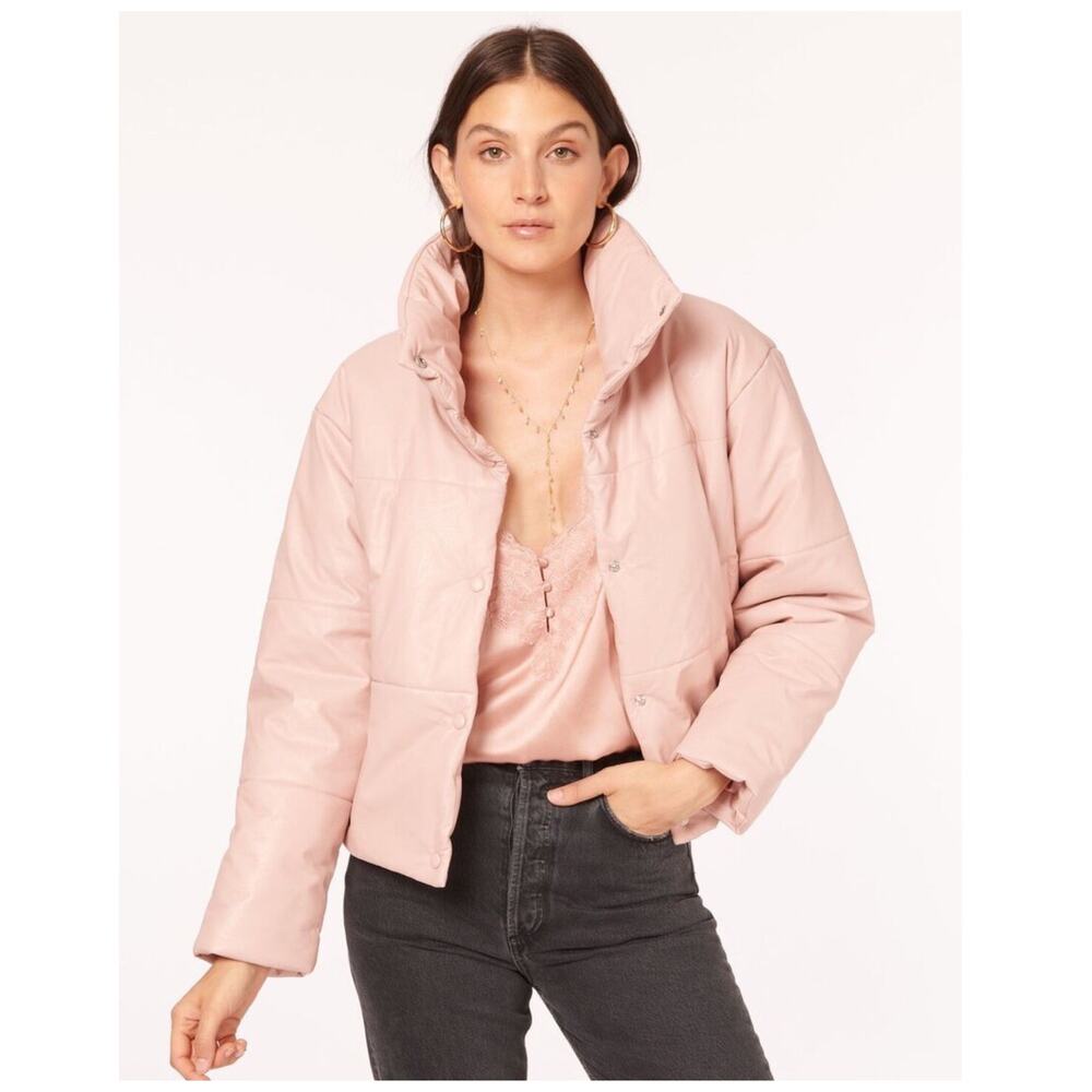 Cami NYC Pink Puffer Coat